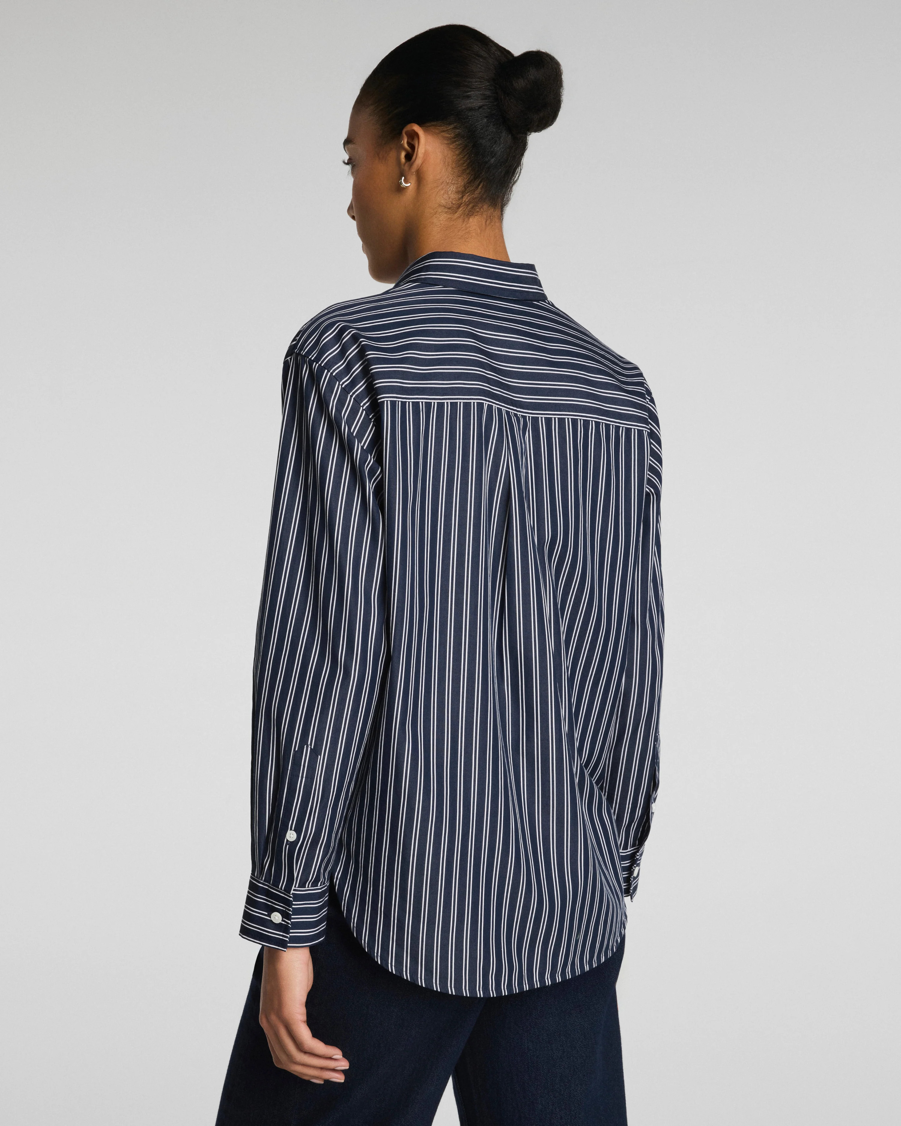 Poplin Oversized Button-Up Shirt | Spanx