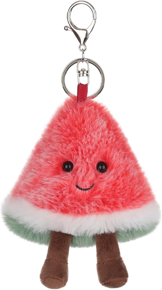 Apricot Lamb Watermelon Cute Food Plushies Keychain, Soft Stuffed Plush Keychain Toys for Kids’... | Amazon (US)
