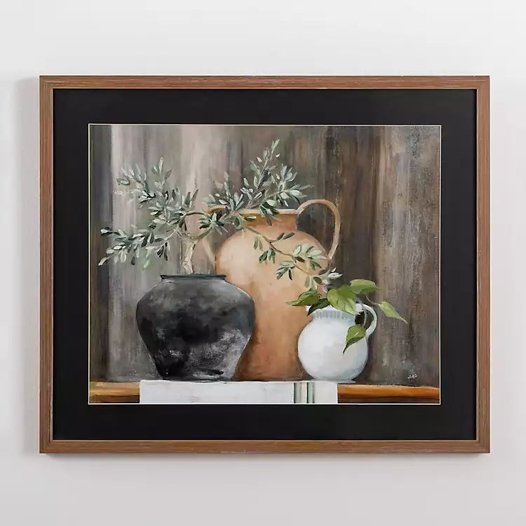 New! Simplicity Vase Framed Art Print | Kirkland's Home
