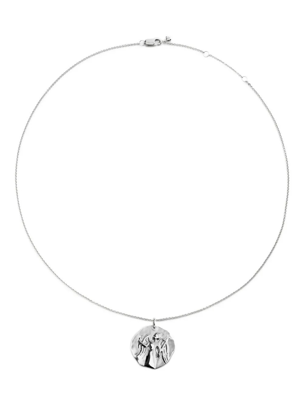 Monica Vinader Virgo Zodiac necklace - Silver | Farfetch Global