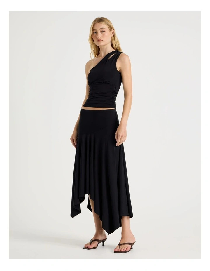 There AfterAsymmetric Skirt in Black | Myer