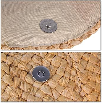 Freie Liebe Straw Clutch Purses for Women Summer Beach Bags Envelope Woven Clutch Handbags | Amazon (US)