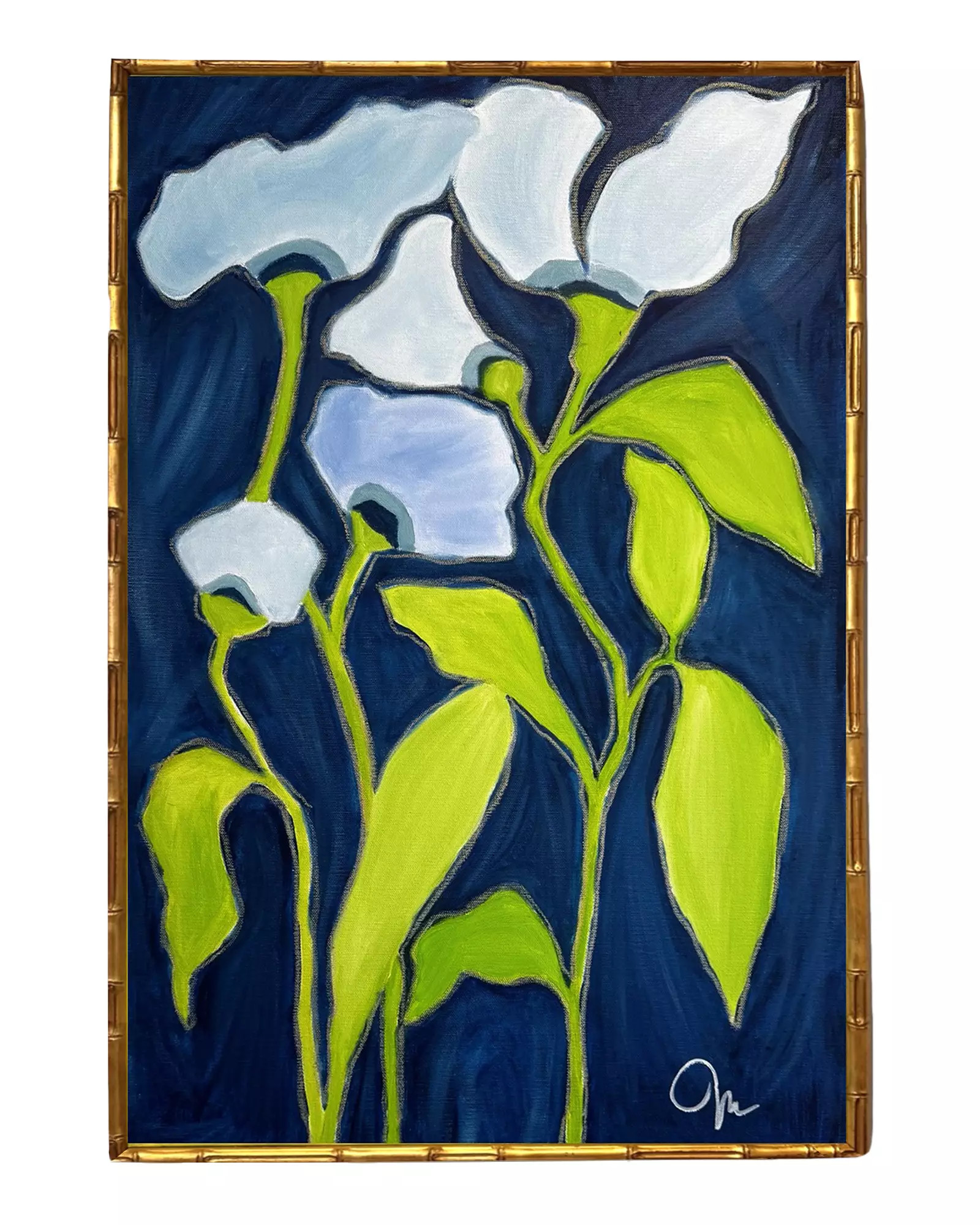 "Midnight Garden Blue and Green" by Gretchen Fuss | Serena and Lily