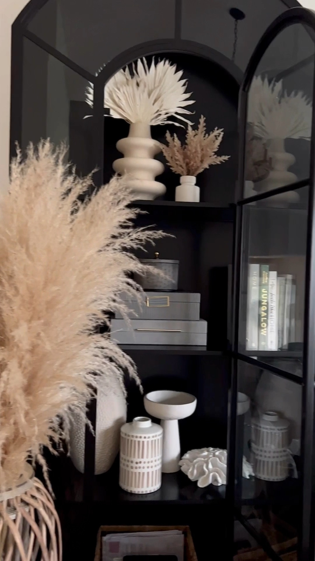 Office / Living Room Decor and Bookshelf Styling for your Home Decor Inspo #coffeetable #homedecor #livingroomdecor #homeoffice 

#LTKVideo #LTKstyletip #LTKhome