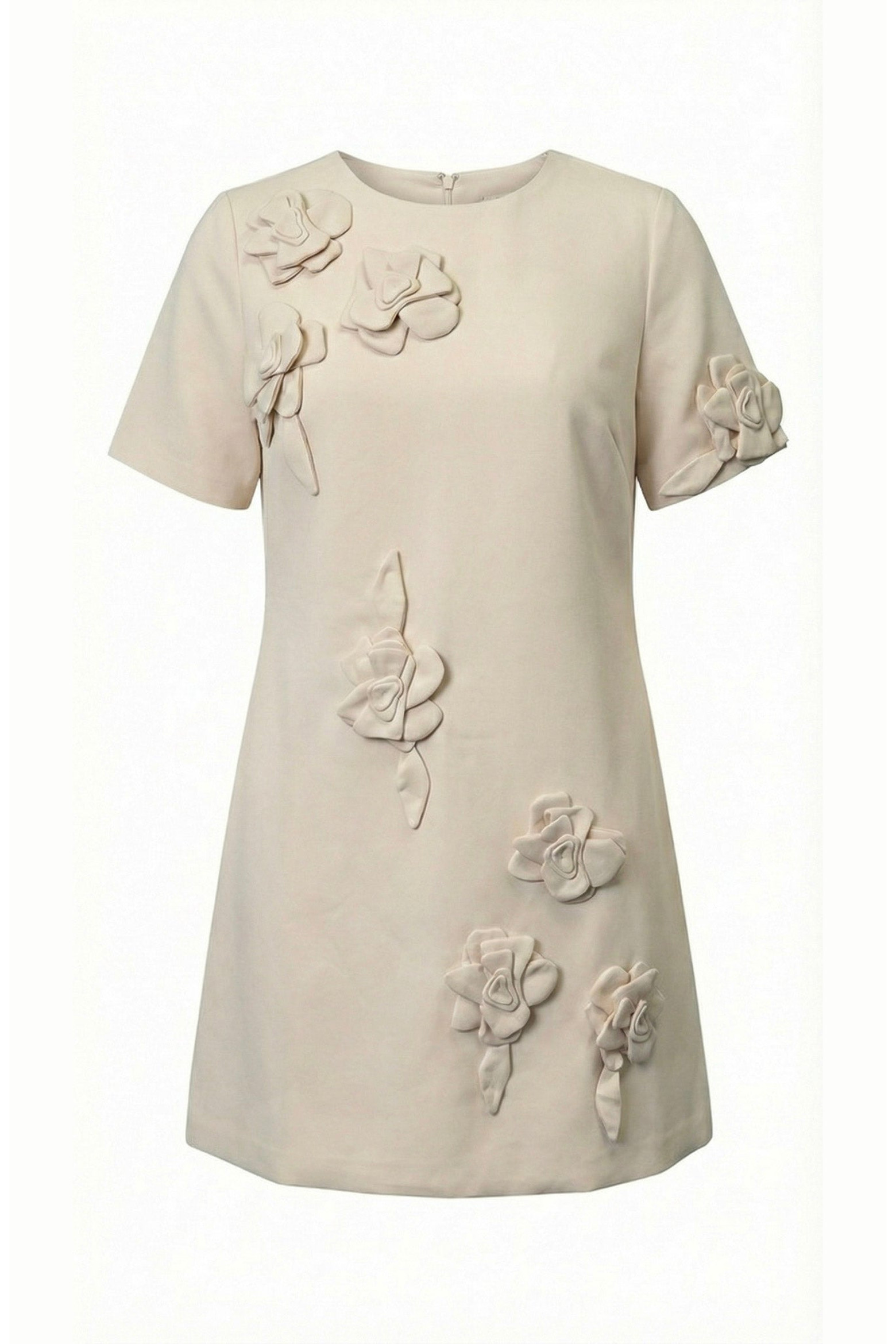 Floral Appliqué Mini Shift Dress (Women) | Nordstrom | Nordstrom