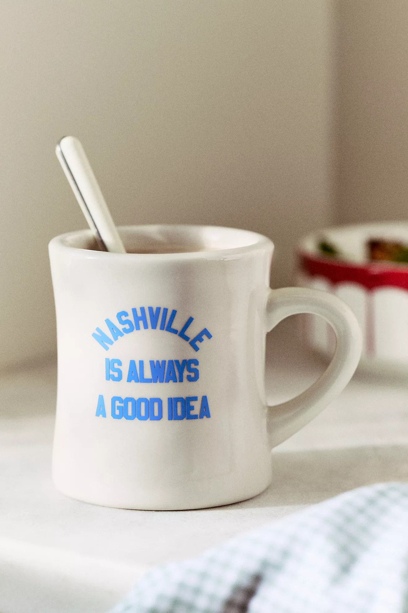 Alice & Wonder Stoneware Diner Mug | Anthropologie (US)