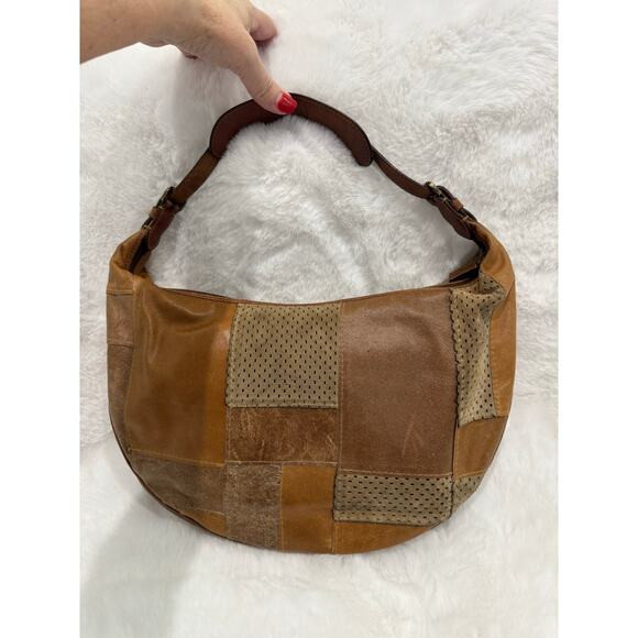 Christian Dior Vintage Patchwork Leather Shoulder Bag | Poshmark