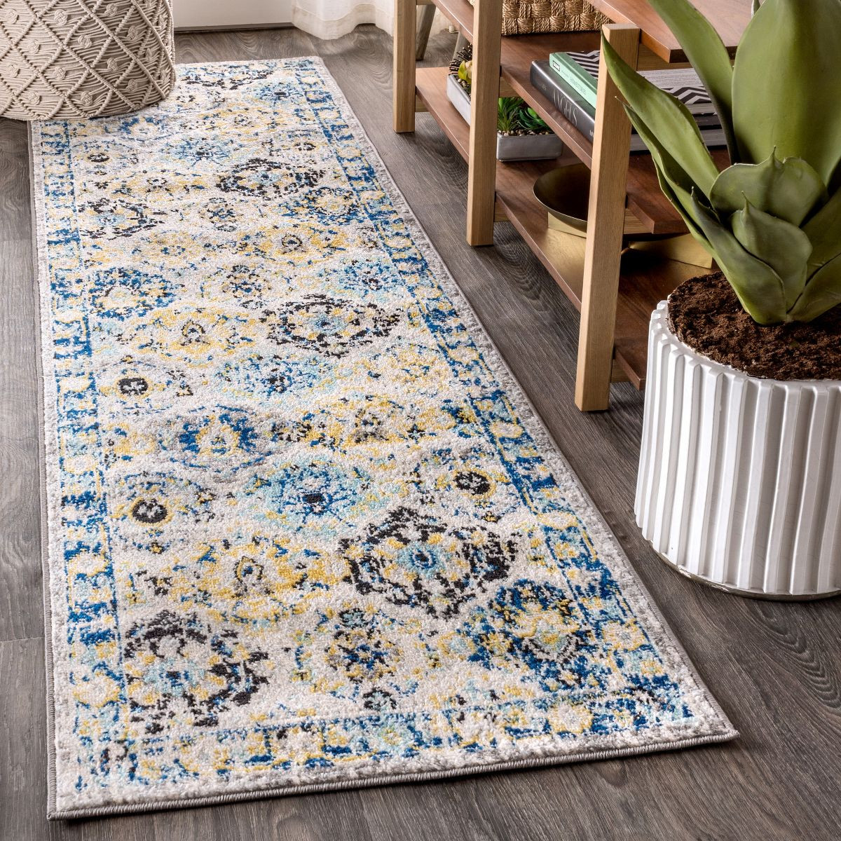 Modern Persian Boho Vintage Trellis Area Rug - JONATHAN Y | Target