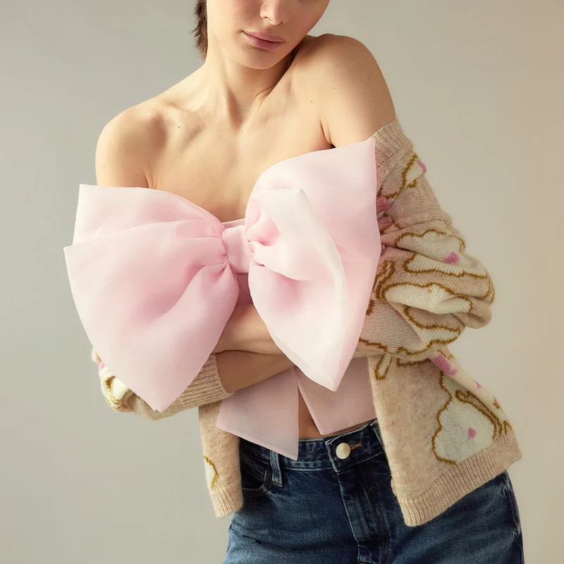 Cynthia Rowley Cupid's Bow Bandeau Top - Pink - M | Verishop