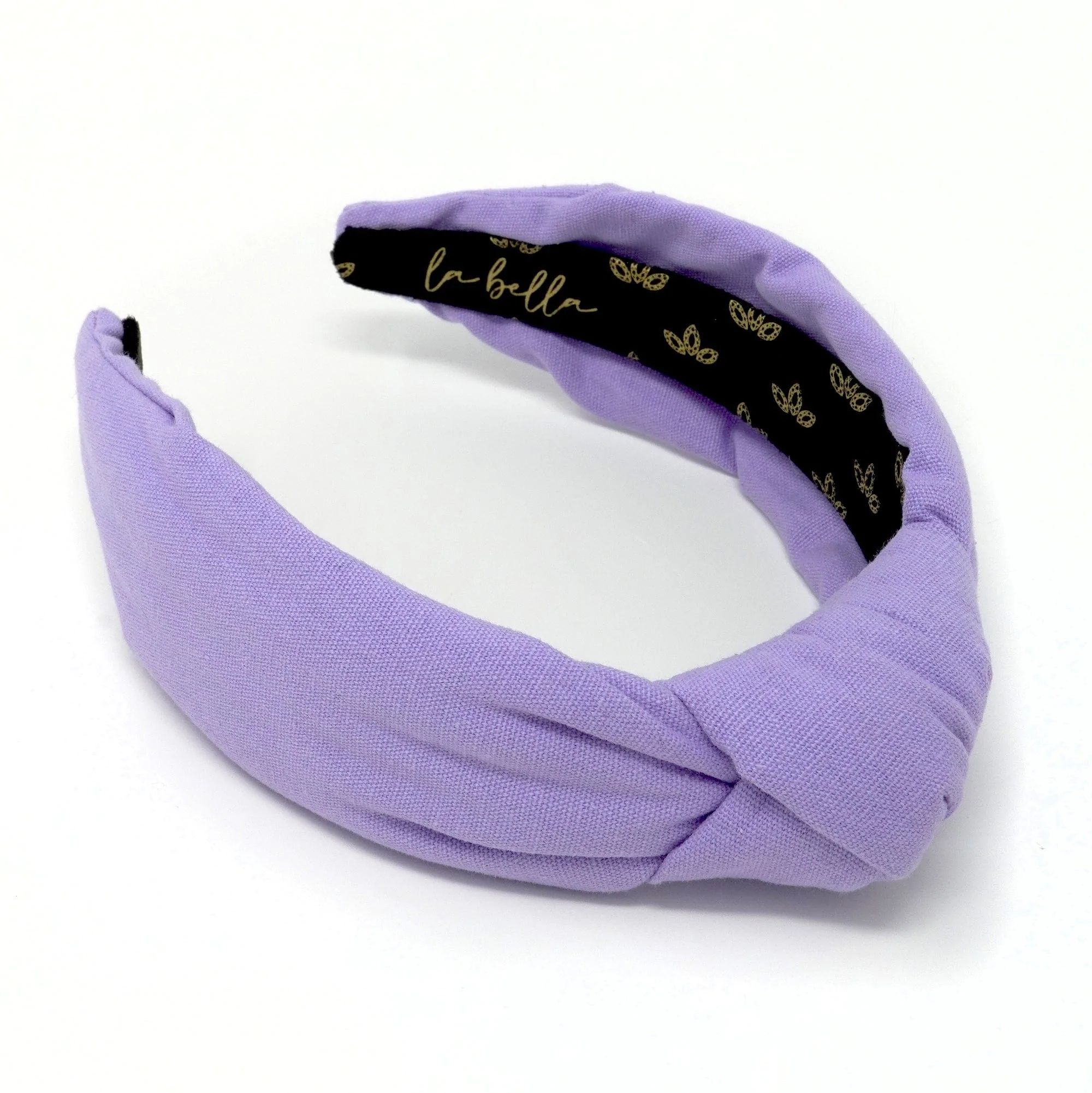 Lilac Canvas Knotted Headband | La Bella Shop