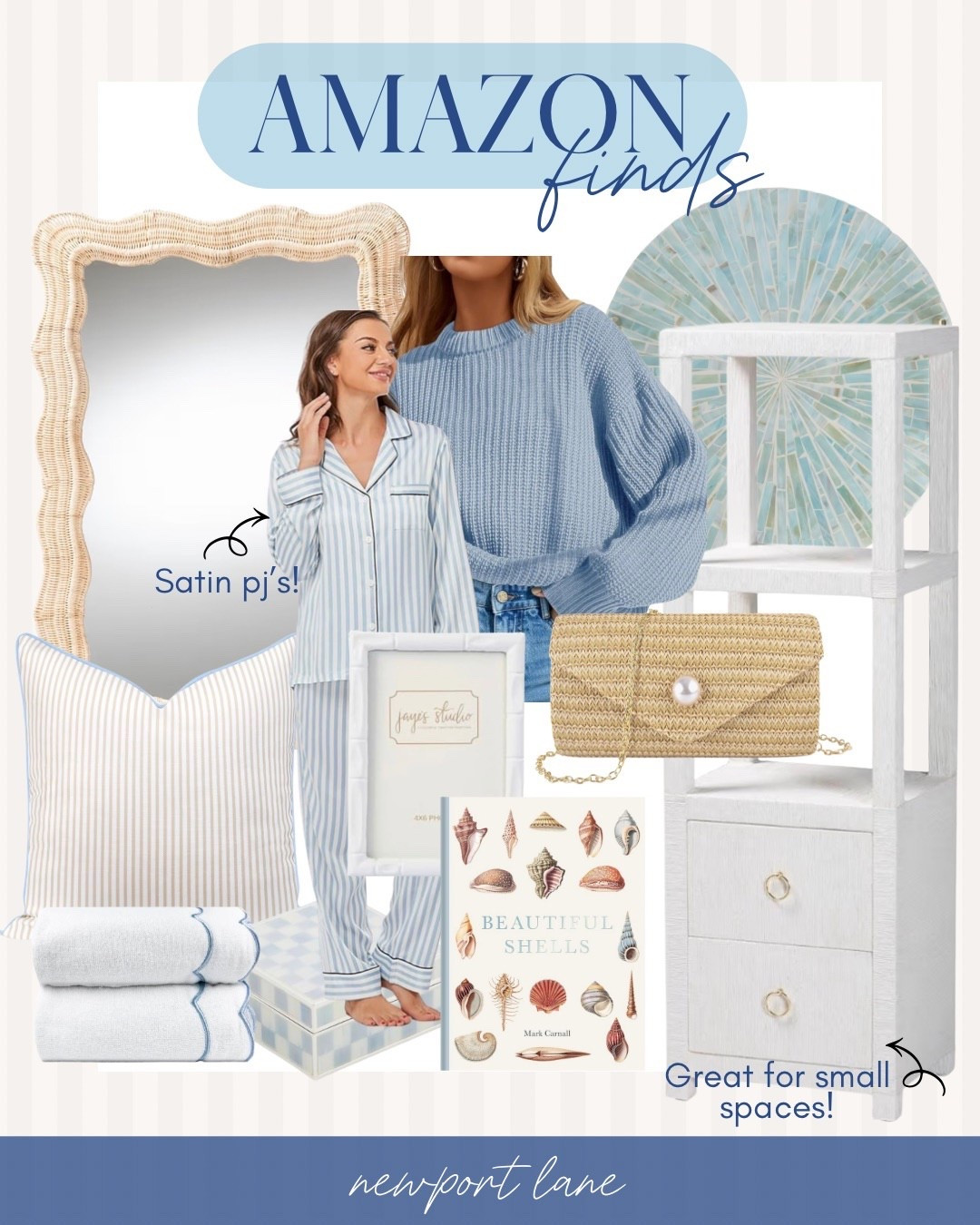 Light blues, whites and greens combine together to create a soft and soothing palette, perfect for your coastal home. The linen bookshelf is a designer inspired piece that will add style to any space!



#LTKSaleAlert #LTKHome #LTKFindsUnder50