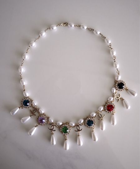 Cc pearl necklace 

#LTKsalealert #LTKfindsunder100 #LTKfindsunder50