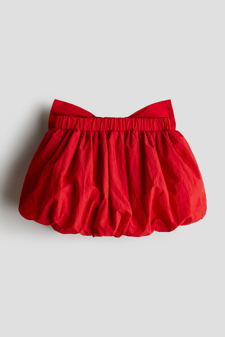 H & M - Jupe ballon avec naud - Rouge | H&M (FR, IT, ES, PT, BE)