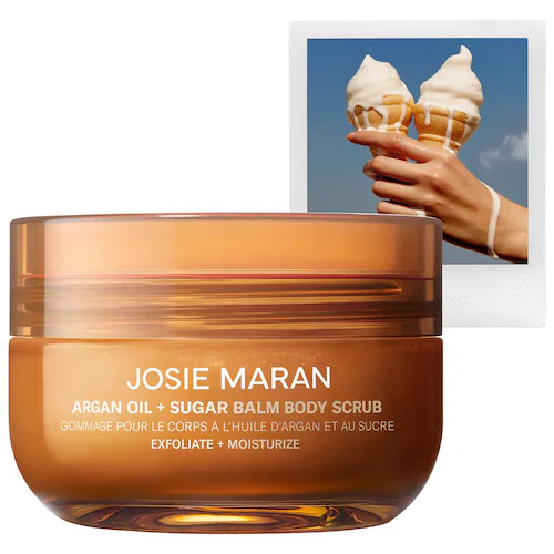 Vanilla Vibezzz - Argan Oil + Sugar Balm Refillable Exfoliating Body Scrub Jar | Sephora (US)