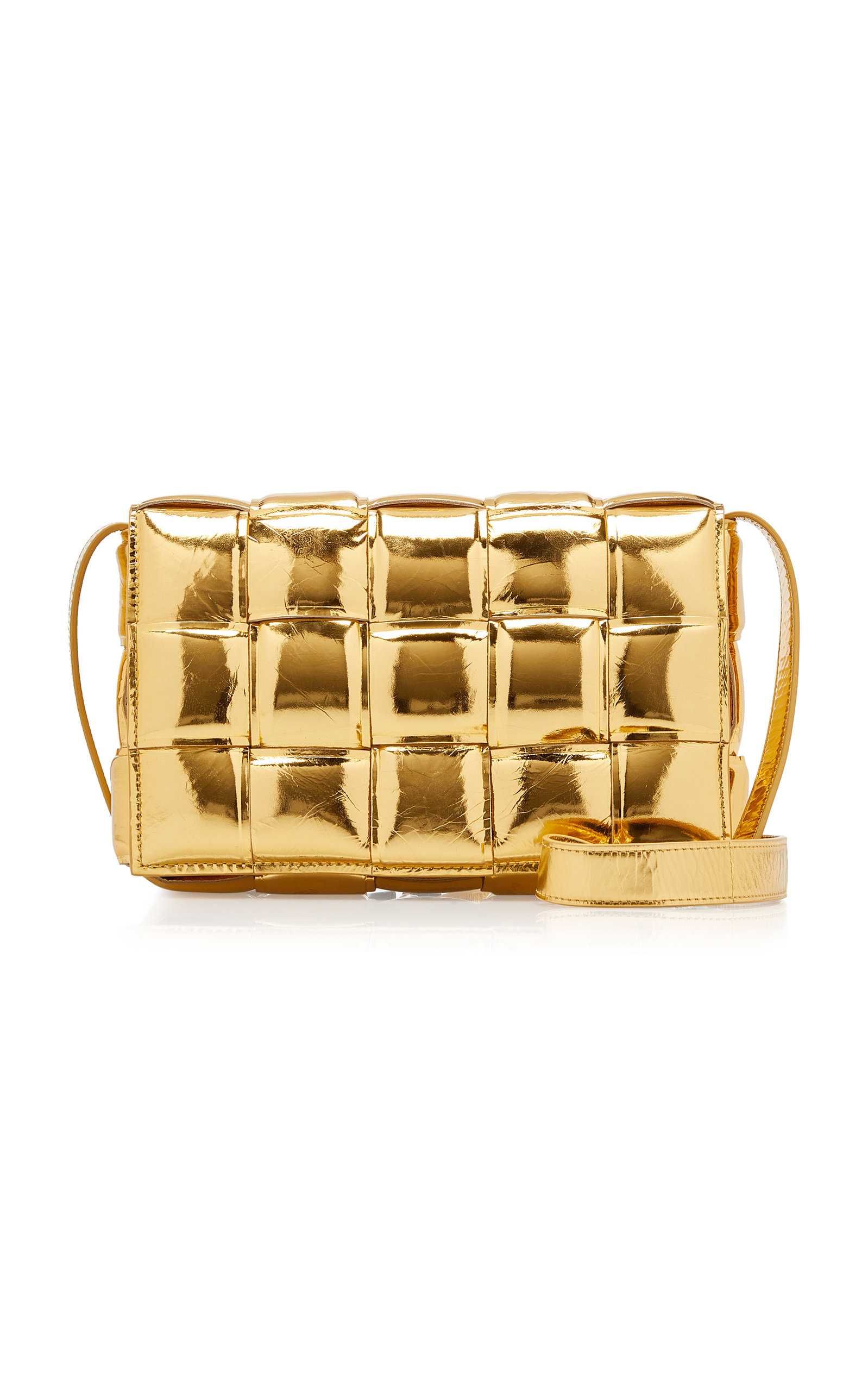 The Padded Cassette Metallic Leather Bag | Moda Operandi (Global)