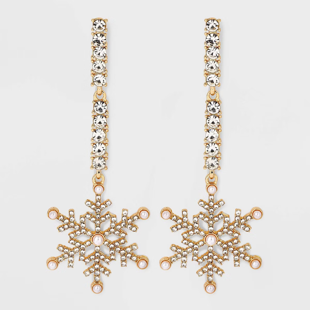 SUGARFIX by BaubleBar Feeling Frosty Earrings - Gold | Target