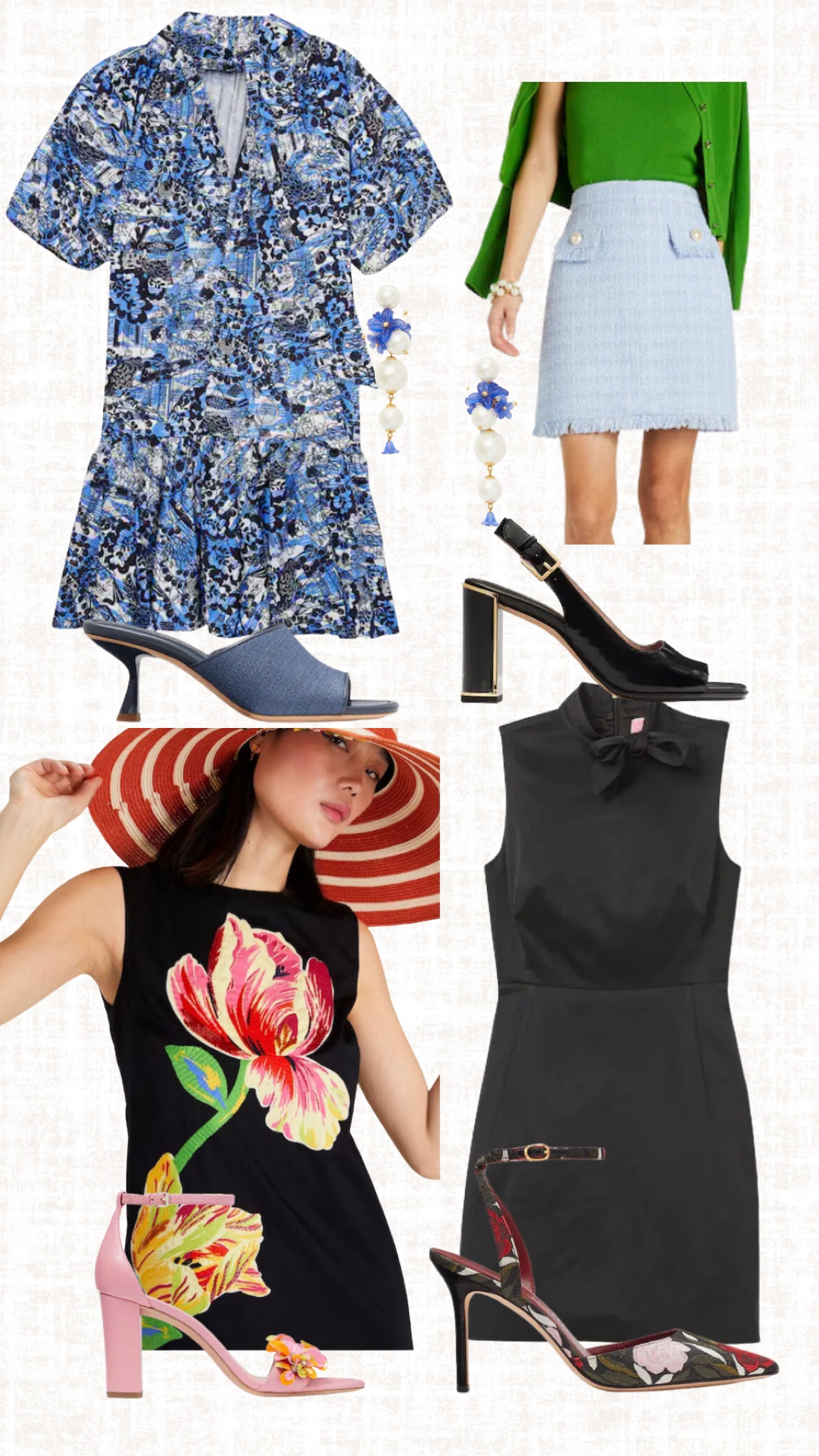 Kate Spade Sale Finds!
LOVE this black and floral dress, perfect as a summer wedding guest dress!  Can never go wrong with black, and the flowers make it summer appropriate! 

#vacationstyle #weddingguestdresses #littleblackdress #workdresses #tweedskirt #tweeddress #heels #sandals #mules #vacationoutfits #heels #summerfashion #earrings #springfashion #summerfashion
#katespade #palmbeachchic

#LTKsalealert #LTKwedding #LTKfit