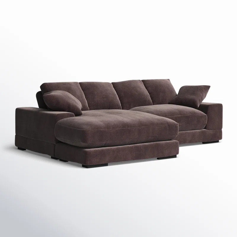Lonsdale 2 - Piece Modular Upholstered Reversible Chaise L-Sectional | Wayfair North America