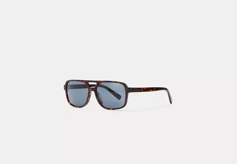 Signature Pilot Sunglasses | Coach Outlet US