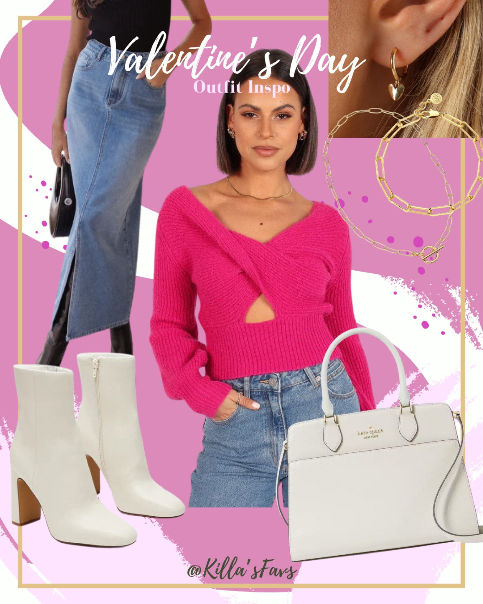 Valentine’s Day Date Outfit 💌

Valentine’s Day is one month away! Do you have your outfit planned yet? Whether you are going out for a girls “Galentine’s” dinner or have plans with your partner, make sure to get your outfit planned early✨

#lulus #valentinesday #valentinesdayoutfit #outfitideas #ootd #pink #red #statement #holiday #accessories #galentinesday #booties #sweater #accessories 

#LTKSeasonal #LTKfindsunder100 #LTKstyletip