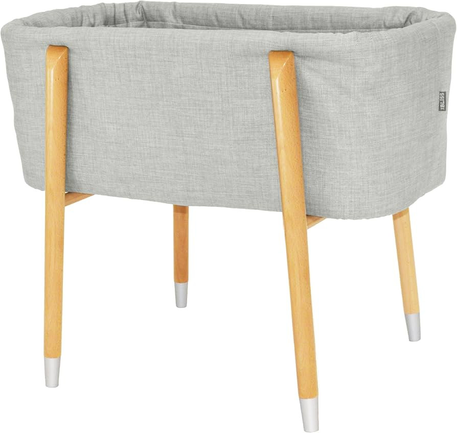 Sova Bassinet - Portable Bassinet, Mid-Century Design, Extra Deep Walls for Safety, includes 2 Fi... | Amazon (US)