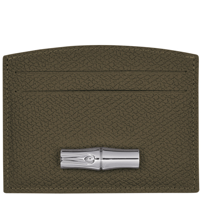 Card holder Roseau Khaki (L3218HPN292) | Longchamp US | Longchamp