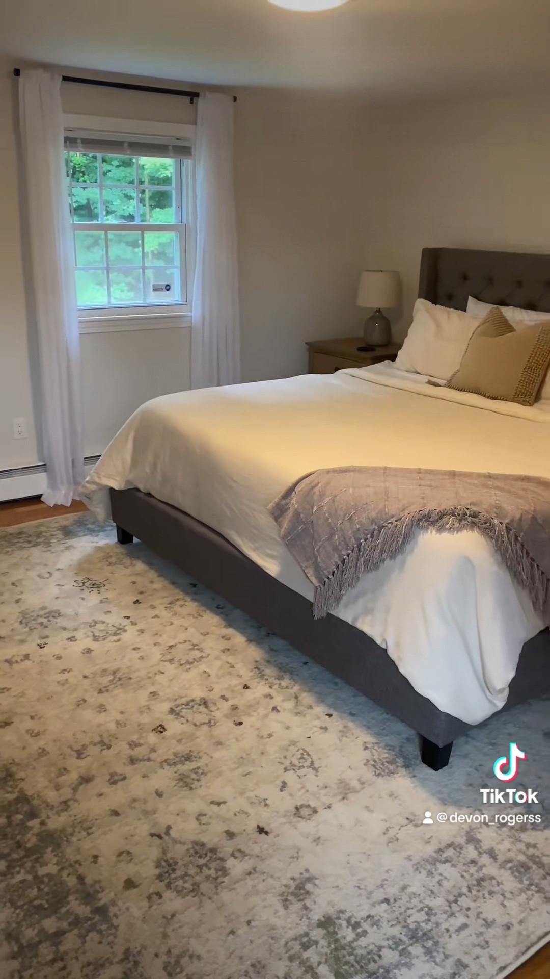 The bedroom renovation! I really wanted wooden furniture and a large headboard to make the bed feel bigger. As usual I went with a neutral color bedroom to keep the space light and bright! 

#LTKhome #LTKVideo #LTKstyletip