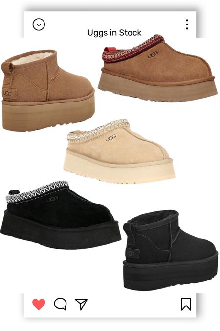 Uggs in stock! Ugg boots. Ugg slippers. 

#LTKSeasonal #LTKshoecrush #LTKGiftGuide