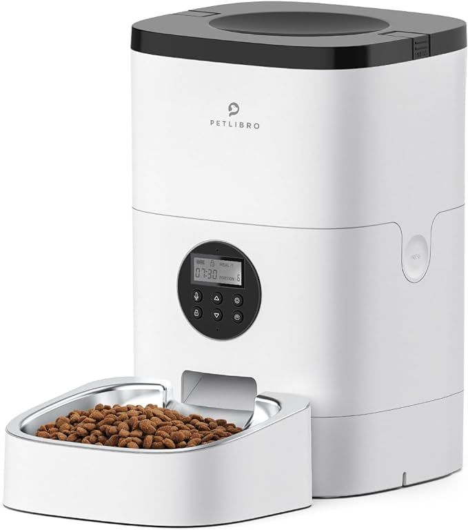 Automatic Cat Feeder, Automatic Cat Food Dispenser with Timer Interactive Voice Recorder, Auto Ca... | Amazon (US)