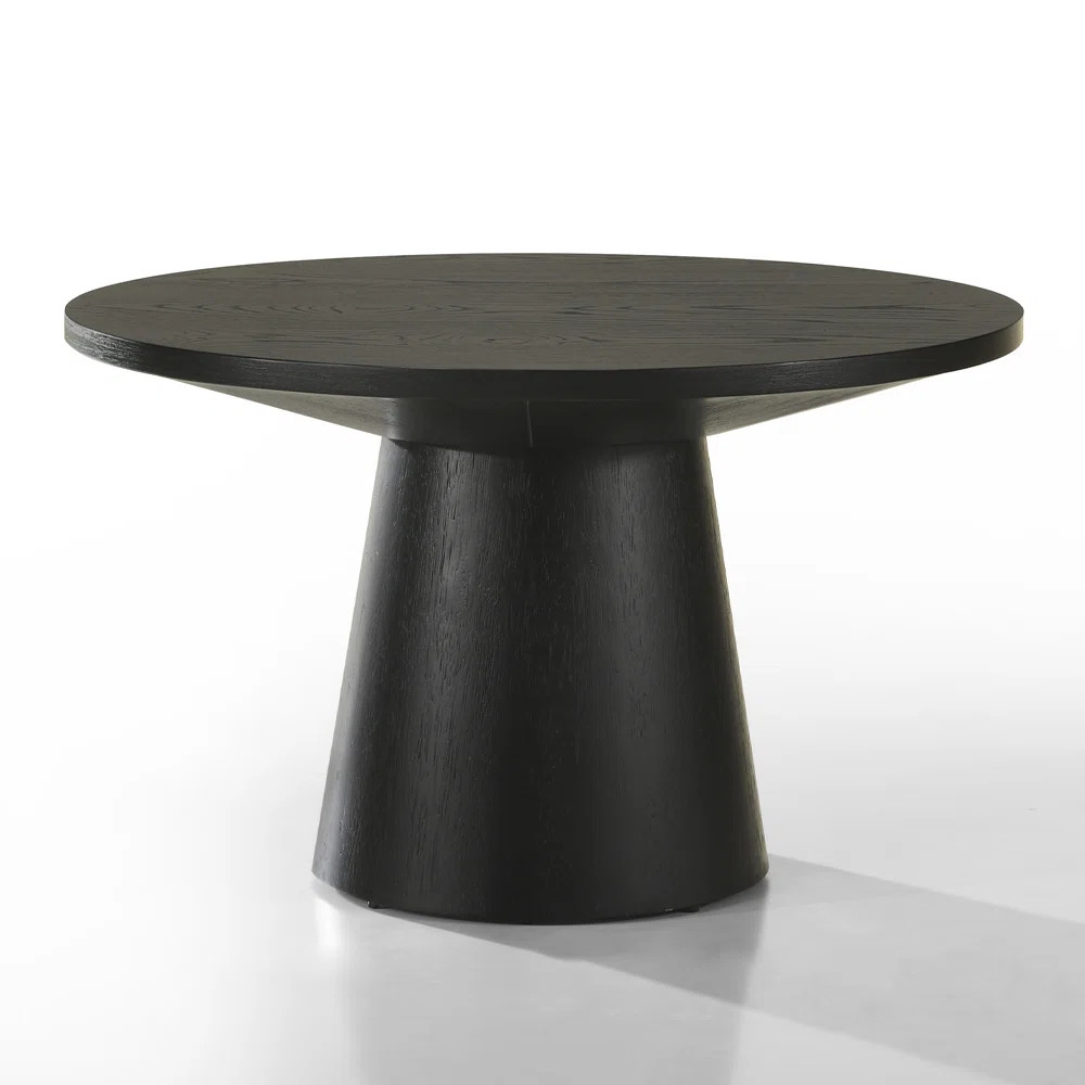 29"W Solid Wood Dining Table With Pedestal Base,Single Coffee Table | Wayfair North America