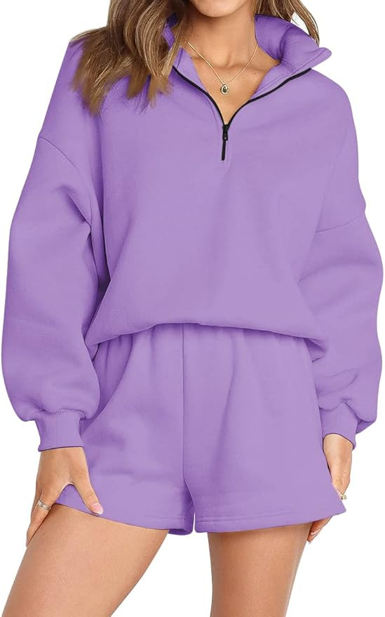 AUTOMET Women's Oversized 2 Piece Lounge Sets | Amazon (US)