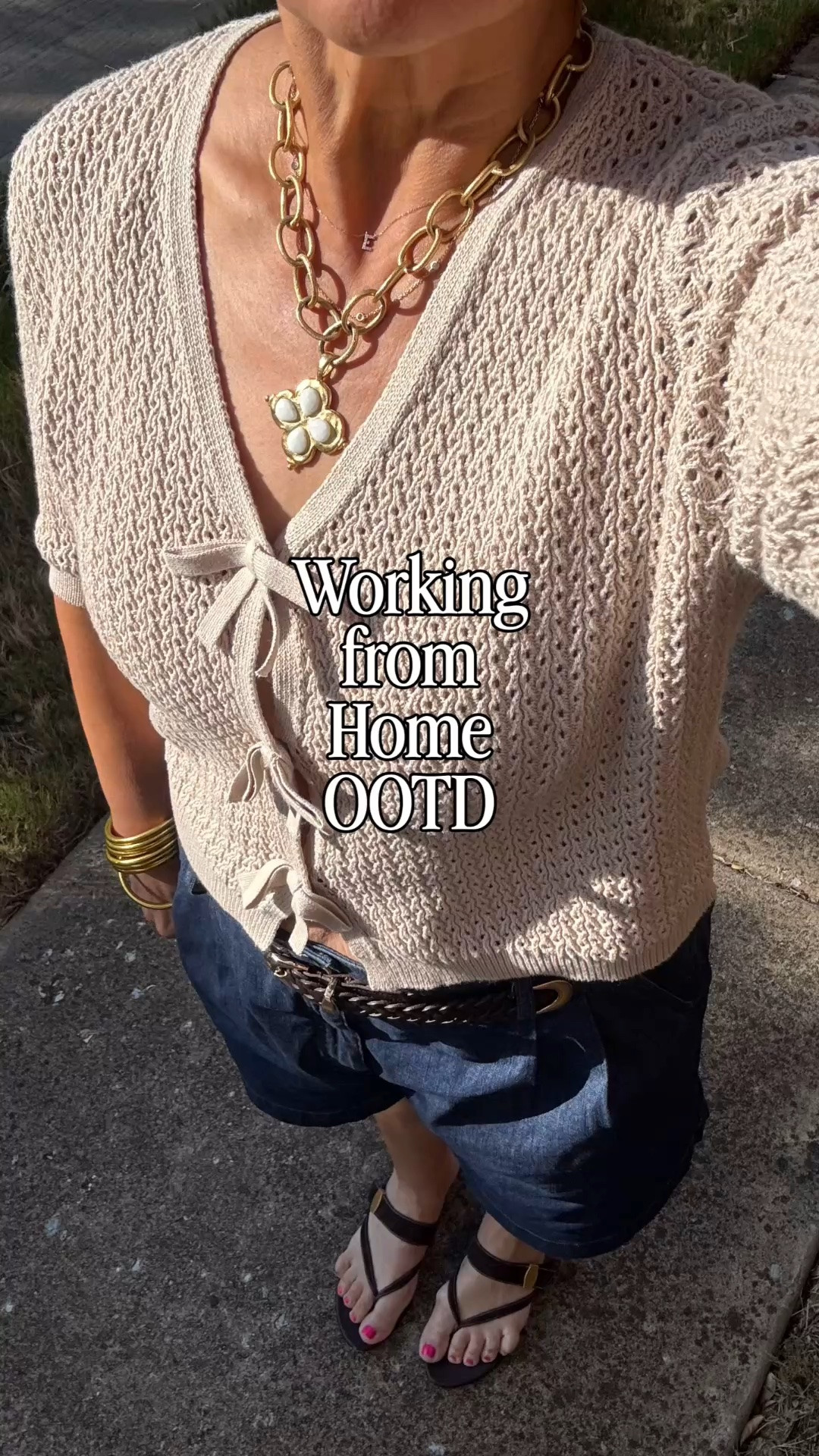 Working from home today. I want to be comfortable, feel confident and look pulled together. 
Wearing an elevated sweater from Ann Taylor and denim shorts from JCrew. 
I’m Elisa, a Dallas based wardrobe stylist, consultant, founder of Turnkey Style, and author of The Style Advantage: I Say What HR Can’t. 

I work one on one with professionals as well as with leaders and corporate teams to build authentic executive presence that drives real ROI.

👉🏼 I’m also a mom of two grown boys, a wife, a post-menopausal woman in business, 5’4”, a size 12/14 on the bottom and L on top. 

🙋🏻‍♀️ I’ve been everything from a size 10–18+, which is why fit, function, and real life always come first.

#LTKootd #LTKgrwm #LTKSaleAlert