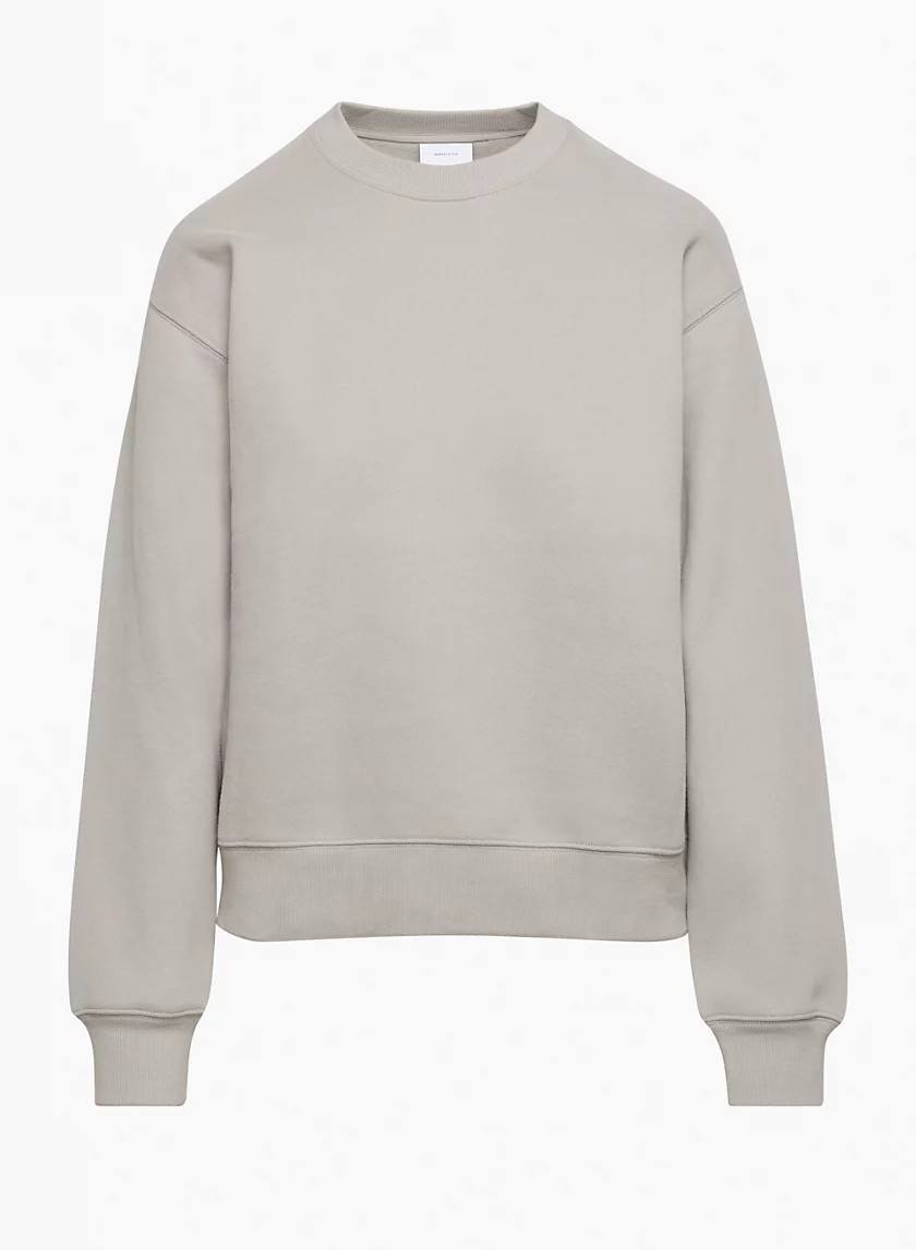 COZY FLEECE PERFECT CREW SWEATSHIRT | Aritzia
