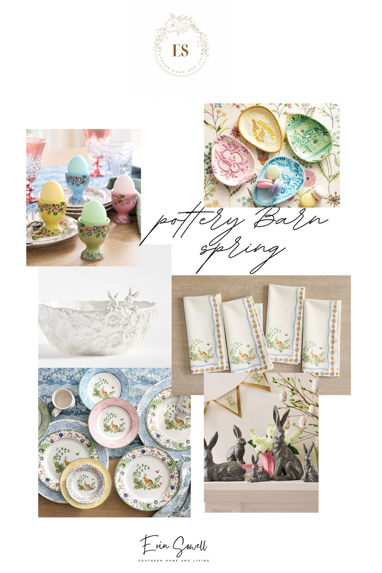 New Spring finds at Pottery Barn! Sooo many cute things this season! 

#LTKWatchNow #LTKHome #LTKSeasonal