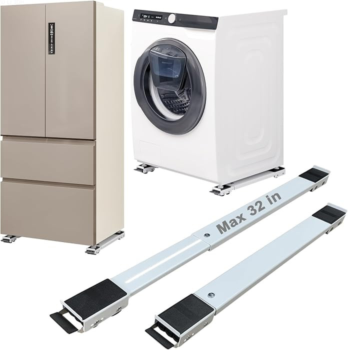 Appliance Rollers Heavy Duty,Max 32in,Second Generation Extendable Appliance Rollers Mobile Washi... | Amazon (US)