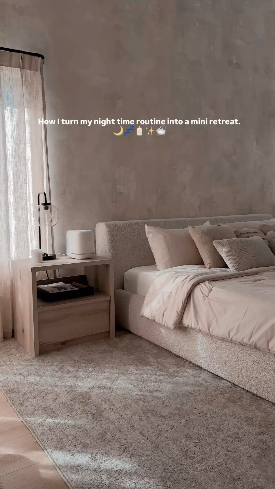 My night time routine is SO important to me. After a long day of mom-ing, I look forward to my little sanctuary.😮‍💨

Self care • GRWM for bed • night time routine • humidifierr

#LTKgrwm #LTKselfcare #LTKHome