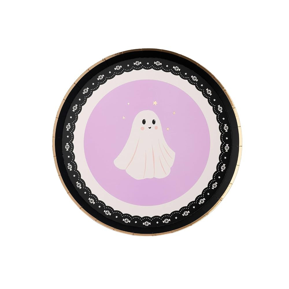 Frills & Thrills Halloween Small Plates | Disposable Dessert Plates | Premium Party Supplies | Ha... | Amazon (US)