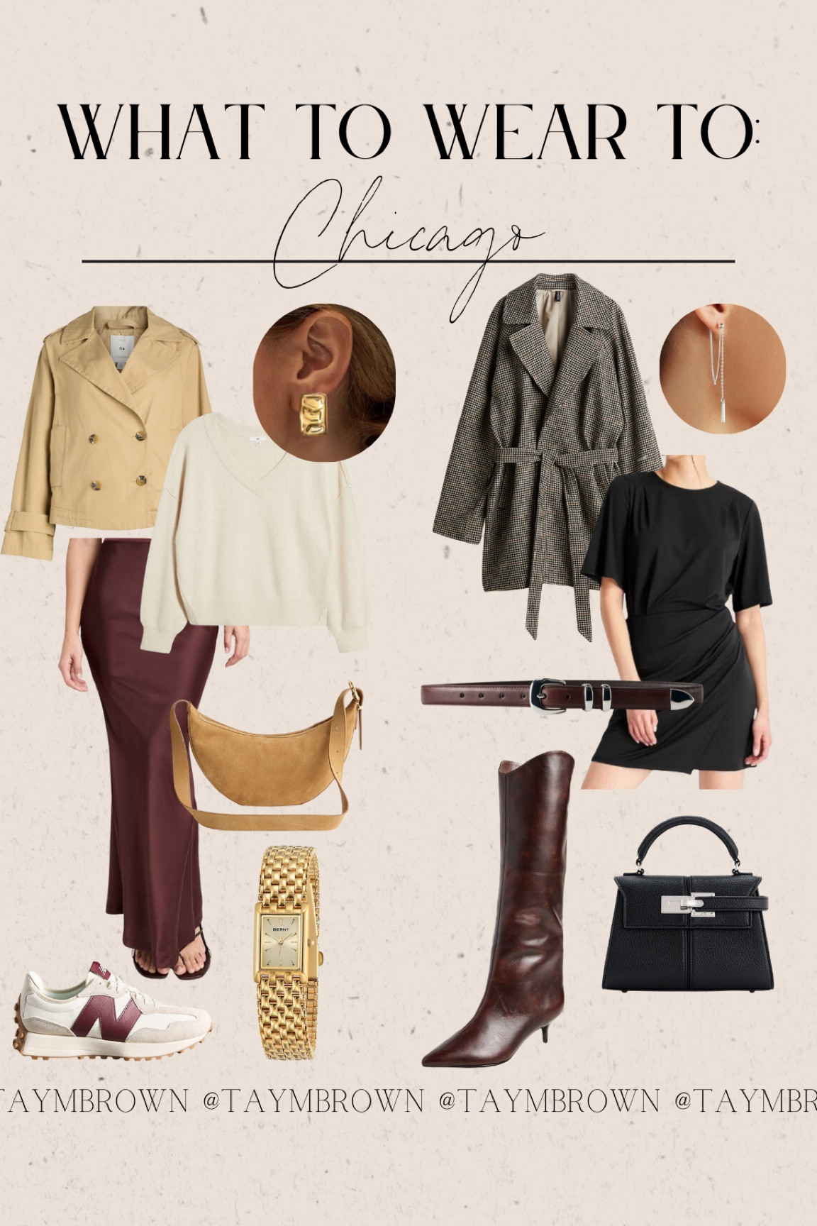 Day & night fall outfit ideas for a Chicago trip 🤎

#LTKStyleTip #LTKItBag #LTKSeasonal