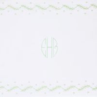 Embroidered Crib Sheet - Meadow | Little English