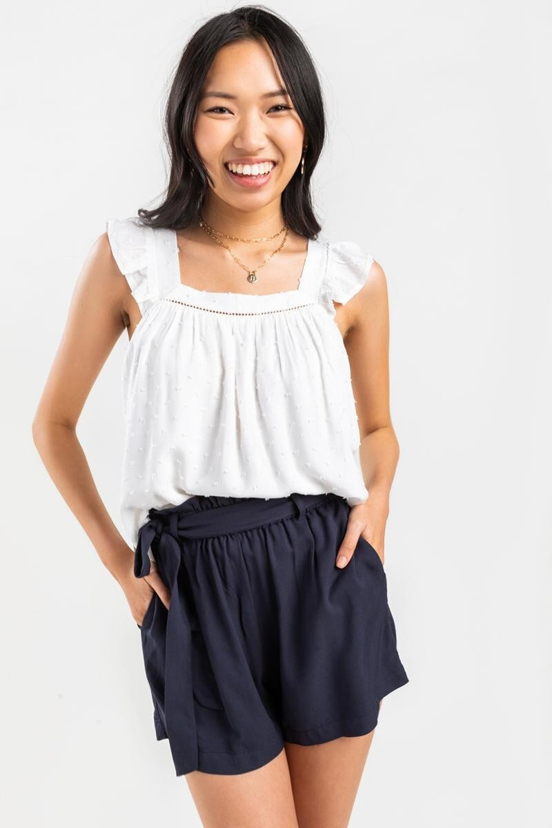 Laylah Clip Dot Tank Top | Francesca’s Collections