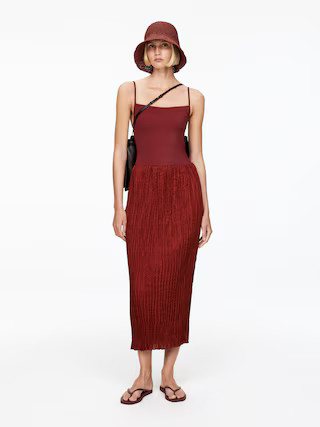 Gecrinkelter Rock – Rostrot – Damen – ARKET DE | Arket EU