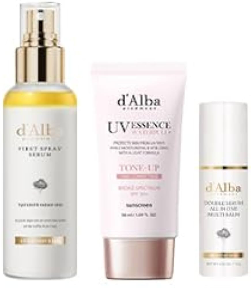 d'alba Piedmont White Truffle Spray Serum & Waterfull Tone-Up Sunscreen BROAD SPECTRUM SPF 50+, M... | Amazon (US)