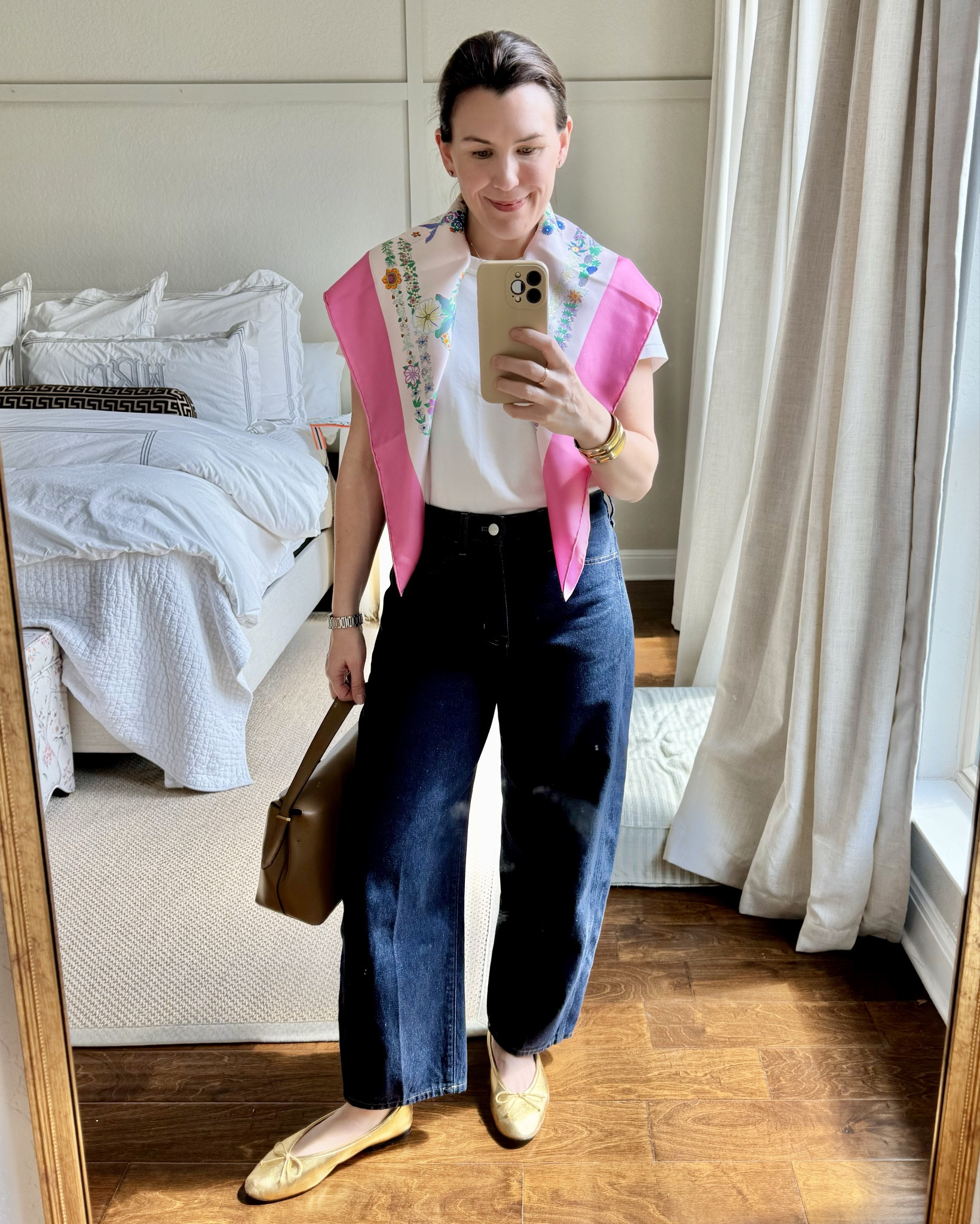 A no fuss, minimal thought, weekday uniform. Excited to start wearing all my spring scarves! 

#LTKspring #LTKootd