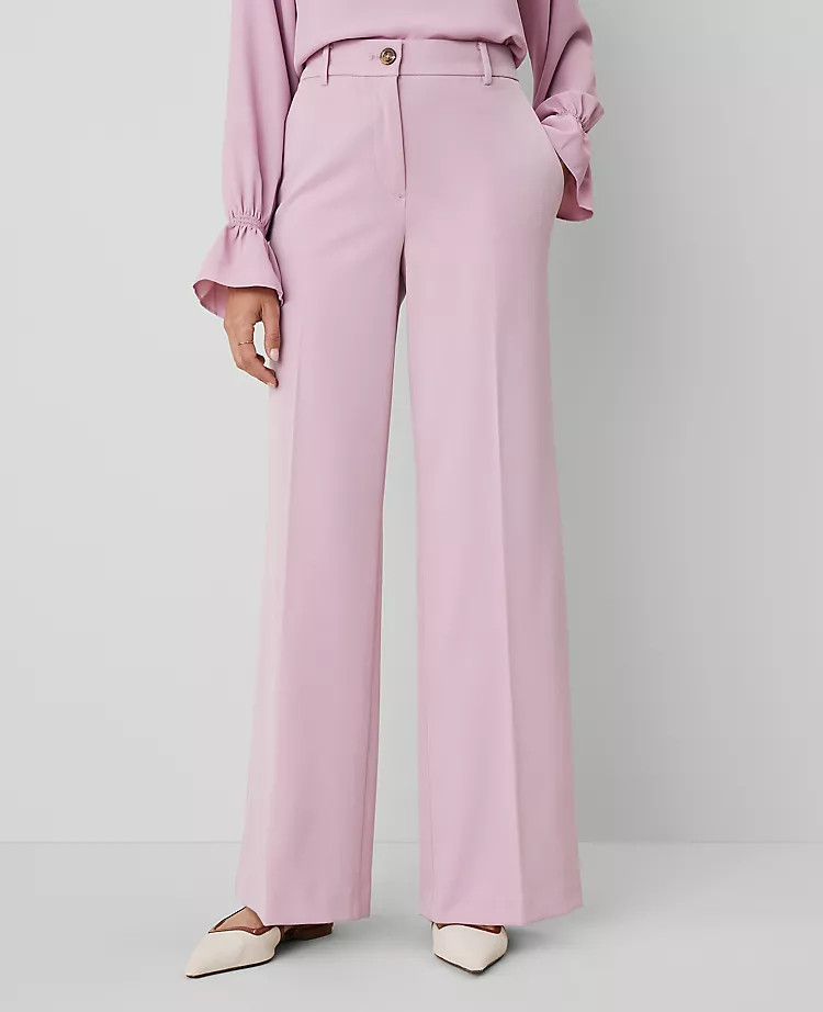 The Petite Perfect Wide Leg Pant | Ann Taylor