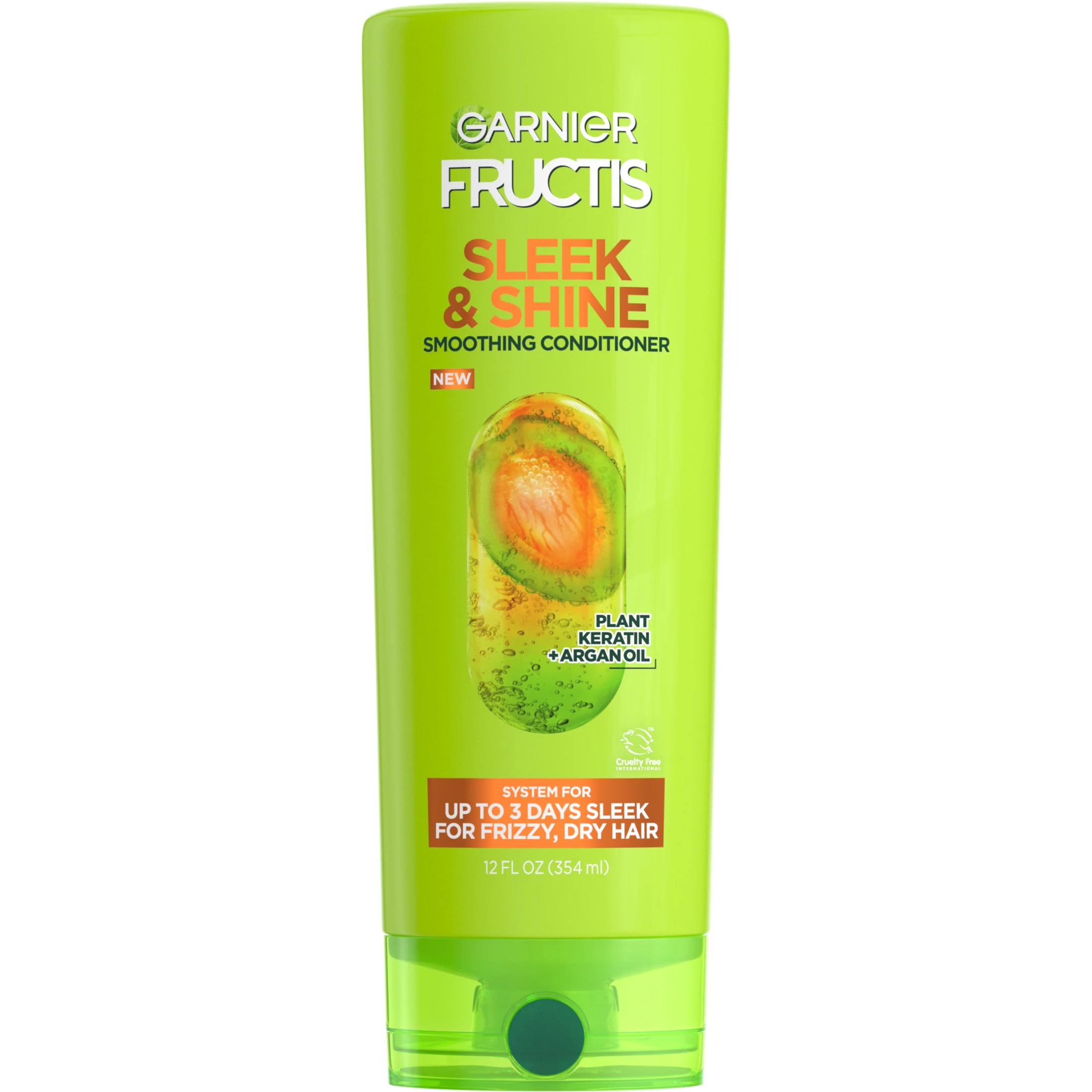 Garnier Fructis Sleek and Shine Smoothing Conditioner with Argan Oil, 12 fl oz | Walmart (US)