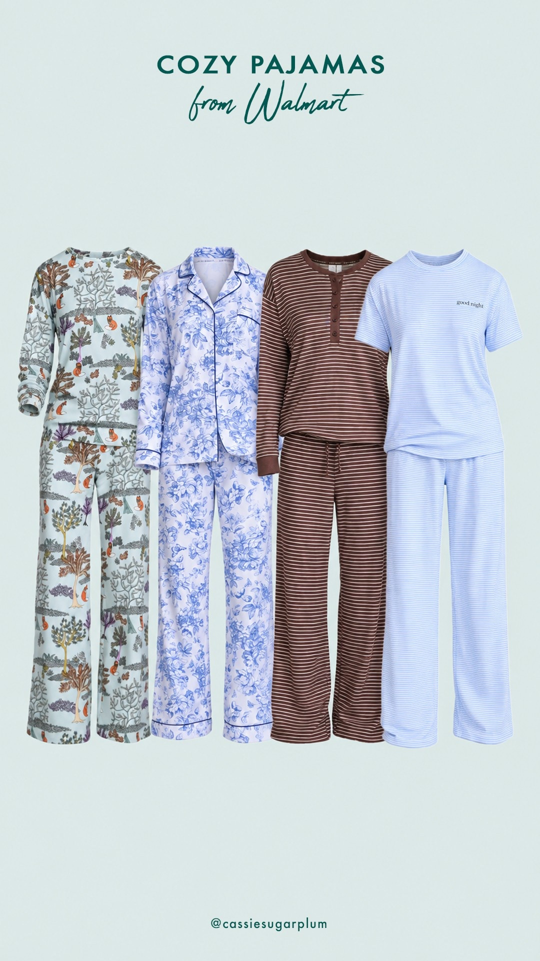 Walmart Cozy Pajamas | Hi Sugarplum!

#LTKOver40 #LTKSeasonal #LTKgrwm
