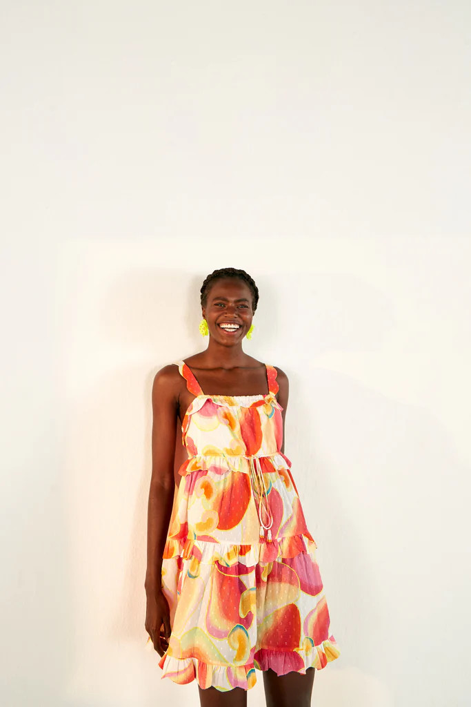 CASHEW JUICE MINI DRESS | FarmRio (US)