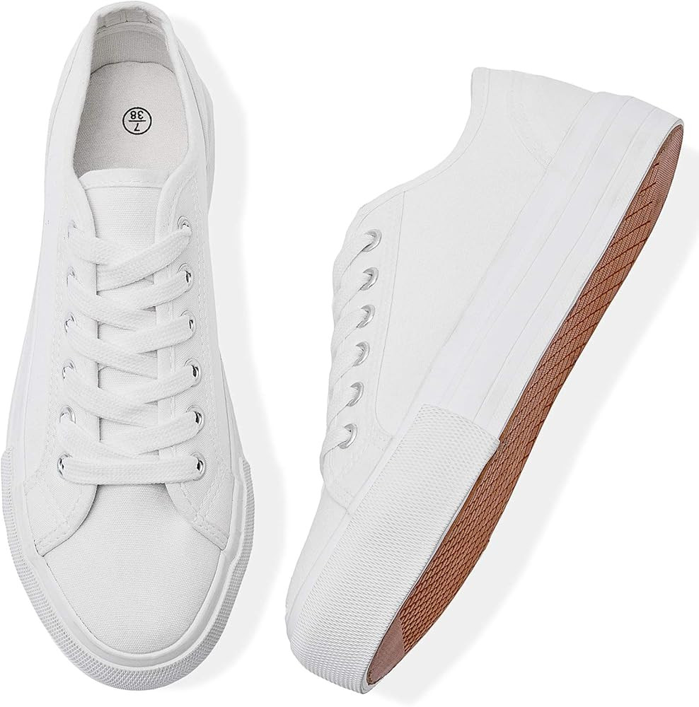 Womens Platform Sneakers Leopard Shoes Cute Shoes | Amazon (US)