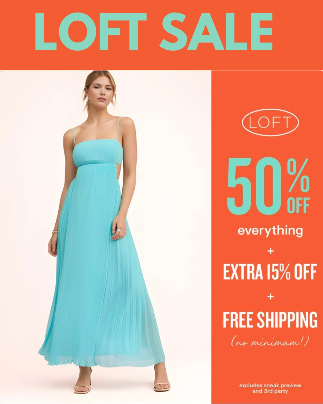 ‼️ SALE at LOFT ‼️50% off + an additional 15% OFF!!! FREE Shipping on ALL orders!!! They also sell Petite sizing

#LTKootd #LTKSaleAlert #LTKTravel
https://liketk.it/6fUeU