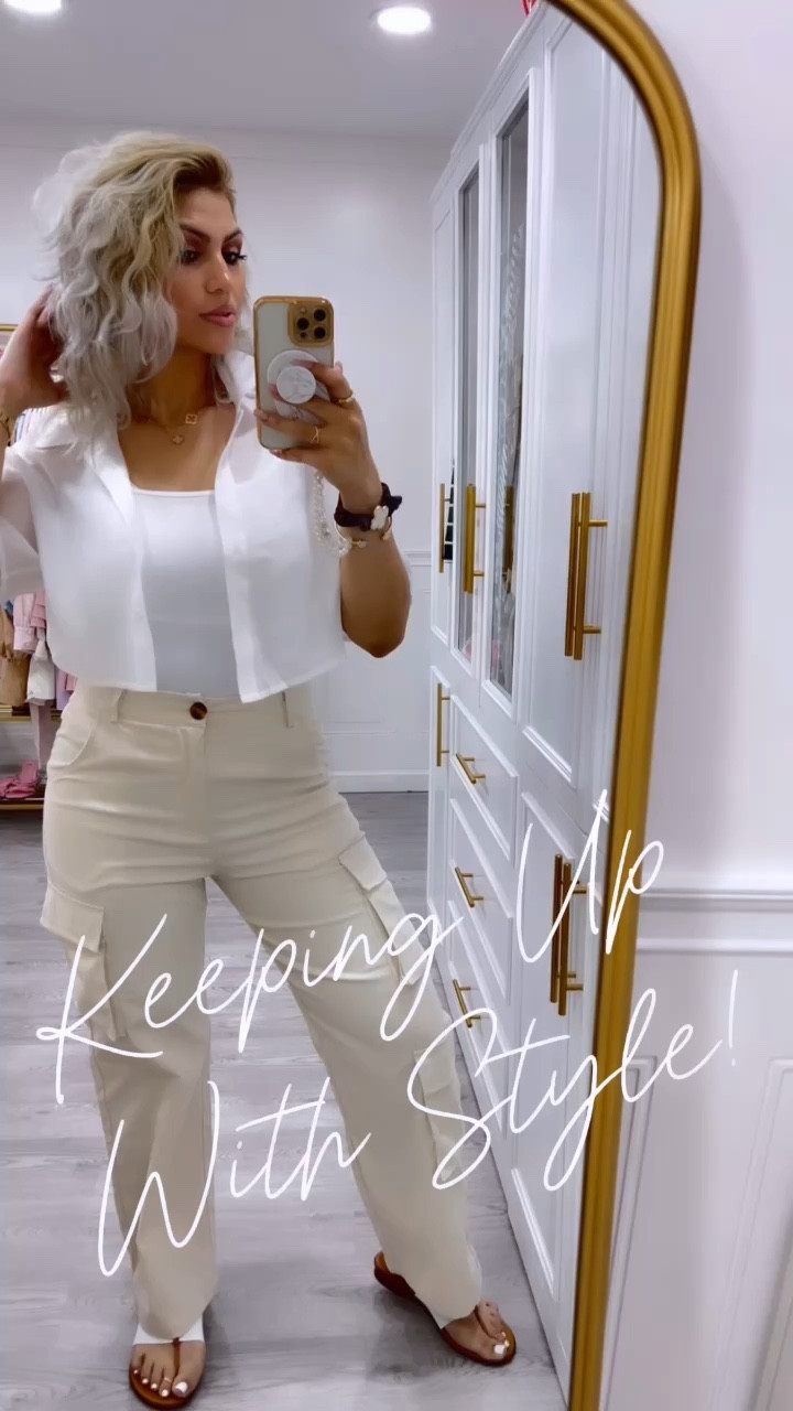 Keeping up with style (Shein OOTD) Tops size small, bottom size 4 or 27, sandals size 8.5 

#LTKFindsUnder50 #LTKVideo #LTKStyleTip